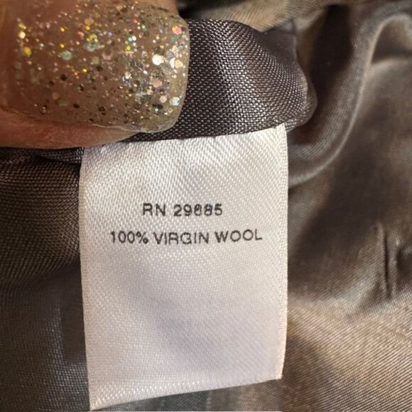 Classic Gray Wool-Blend Pencil Skirt By Pendleton Size 12 Office Wear Back Zippe - Picture 7 of 7